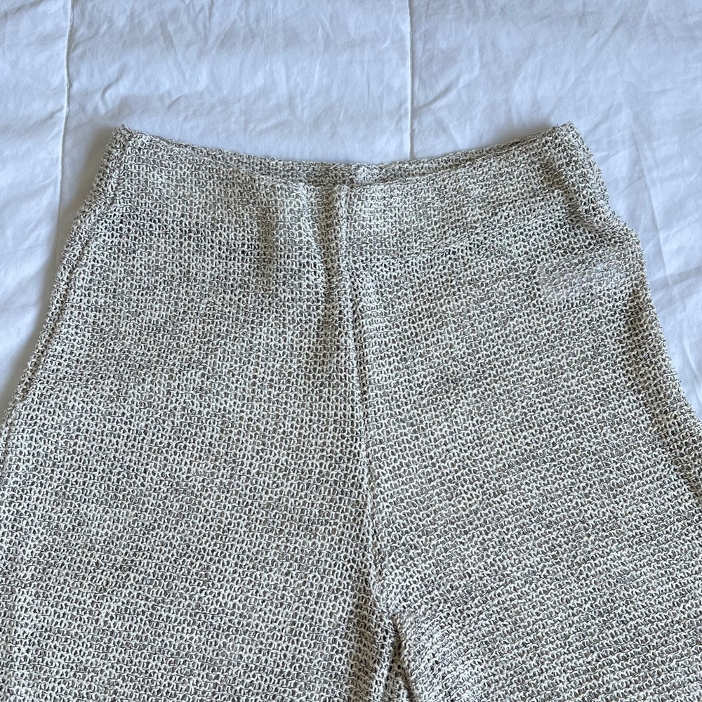 NWOT Zara Wide Leg Rustic Pants